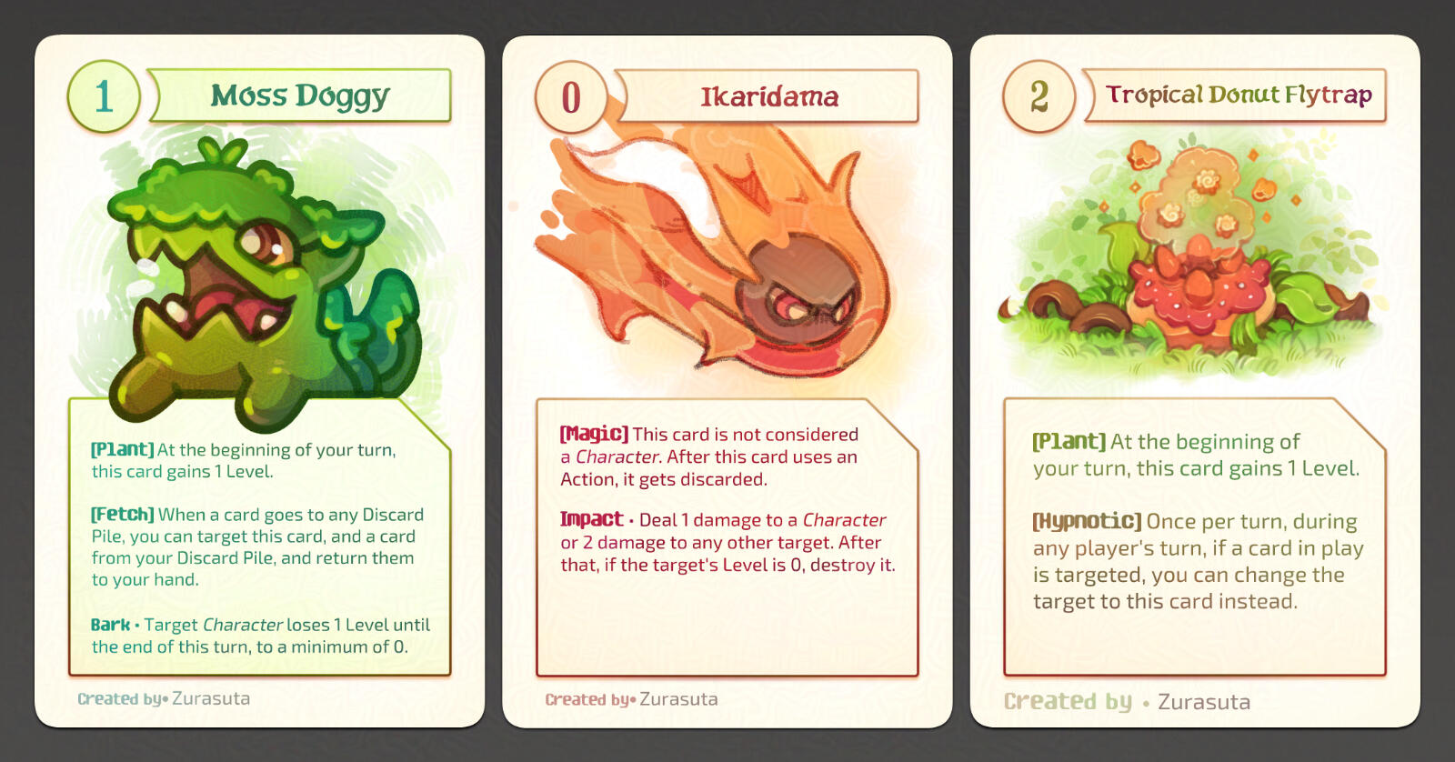 Custom Cards for Basic TCG.