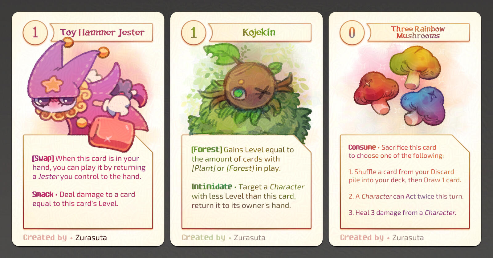 Custom Cards for Basic TCG.